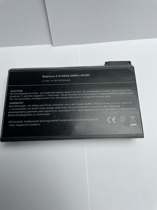 Used Battery for DELL type/ ref. 75UYF 14.8V 5200mAh/66Wh Li-Ion