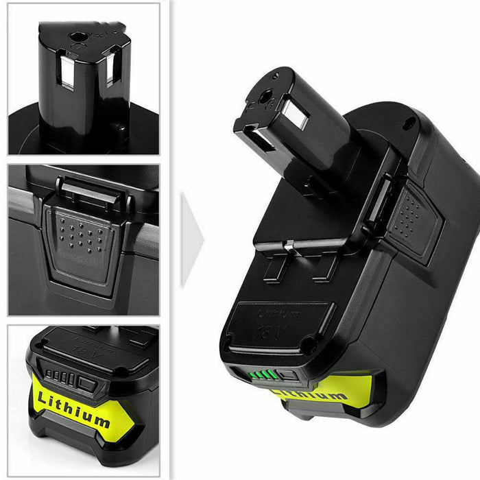 For Ryobi One+ 18V Battery 5.0AH BPP-1817M 1815 P108 RB18l13 RB18l50
