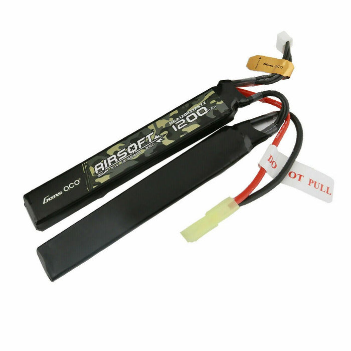 Gens Ace 25C 1200mAh 3S 11.1V Slim Airsoft Battery With Tamiya Plug