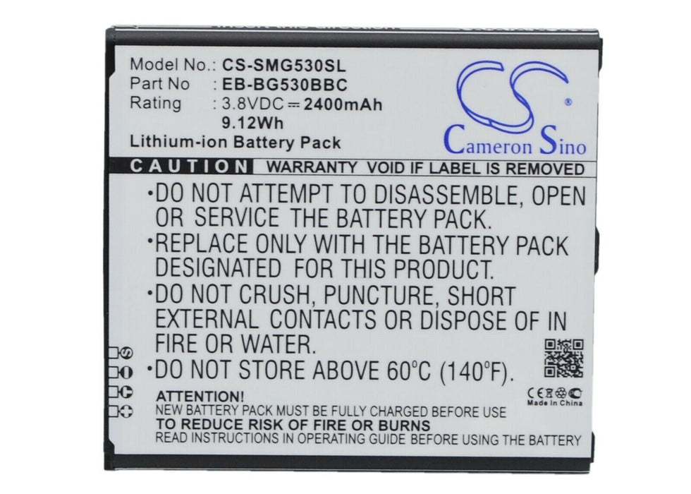 Li-ion Battery for Samsung Galaxy Sol 2 Galaxy Sol 2 LTE J2 Prime 3.8V 2400mAh
