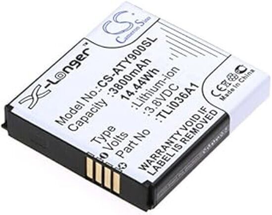 Battery 3800mAh compatible with [Alcatel] One Touch Link 4G+, One Touch Link 4G+