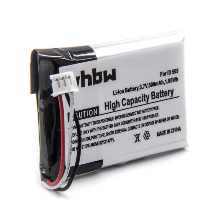 Battery for Philips ID 5552B 555 5551B 500mAh