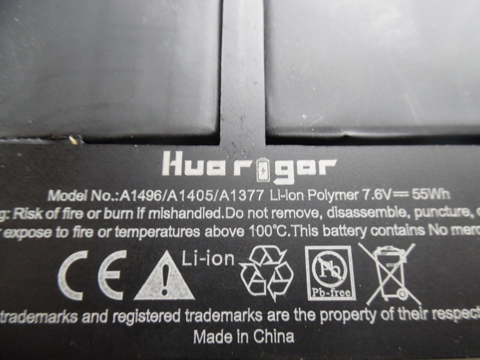 Replace A1496 Battery For Apple MacBook Air 13-inch 2017 model A1466 EMC 3178