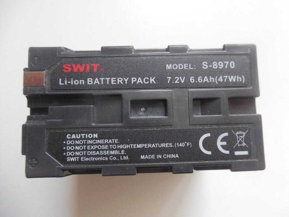 SWIT S-8970 Battery 7.2 Voltage 6.6Ah SONY NP-F770 Replacement For Sony L Series
