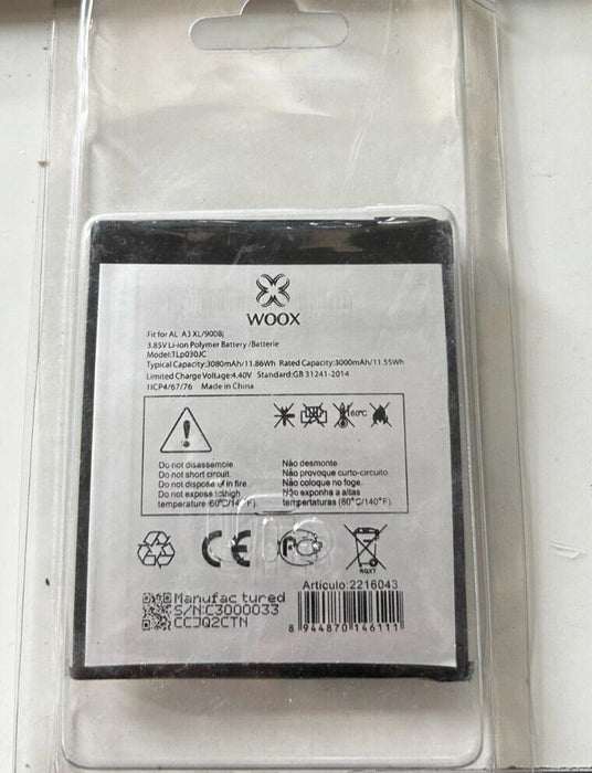 NEW Tablet Battery TLp030JC For Alcatel A3 XL 9008j 3080mAh 11.86Wh Batterie