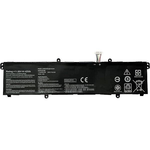 B31N1911 Battery for Asus VivoBook 14 S413 F413 K413 M413 X413 11.55V 3550mAh