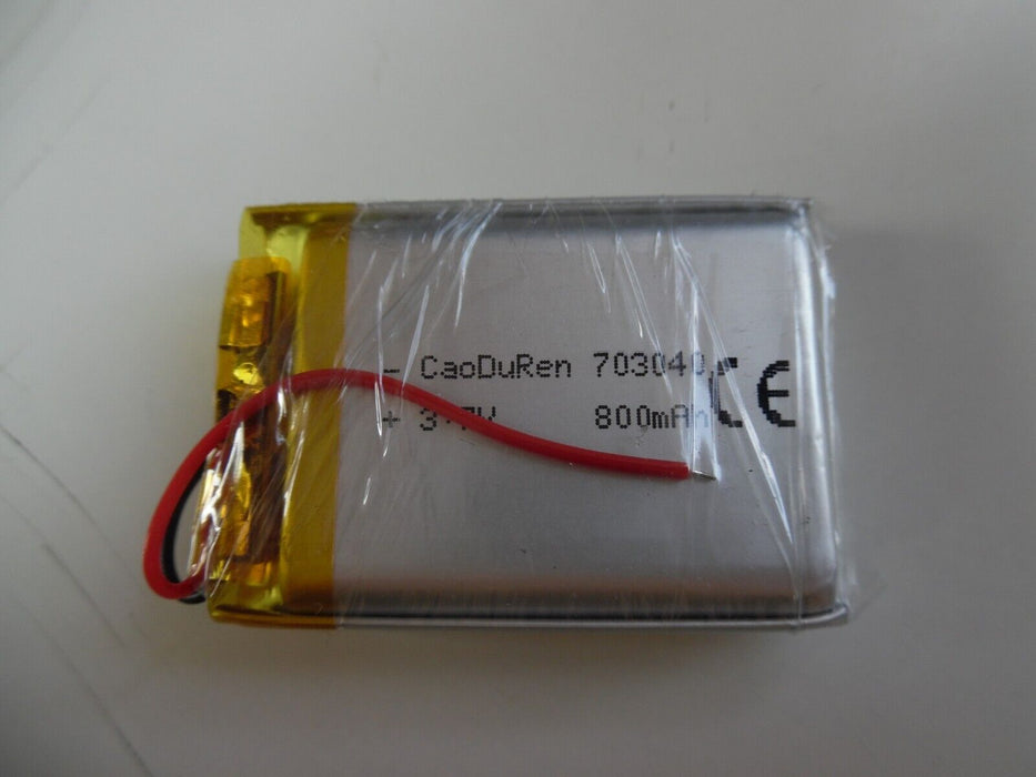 Battery 3.7V 800mAh Model 703040 with Protection Circuit for Earphones Headphone