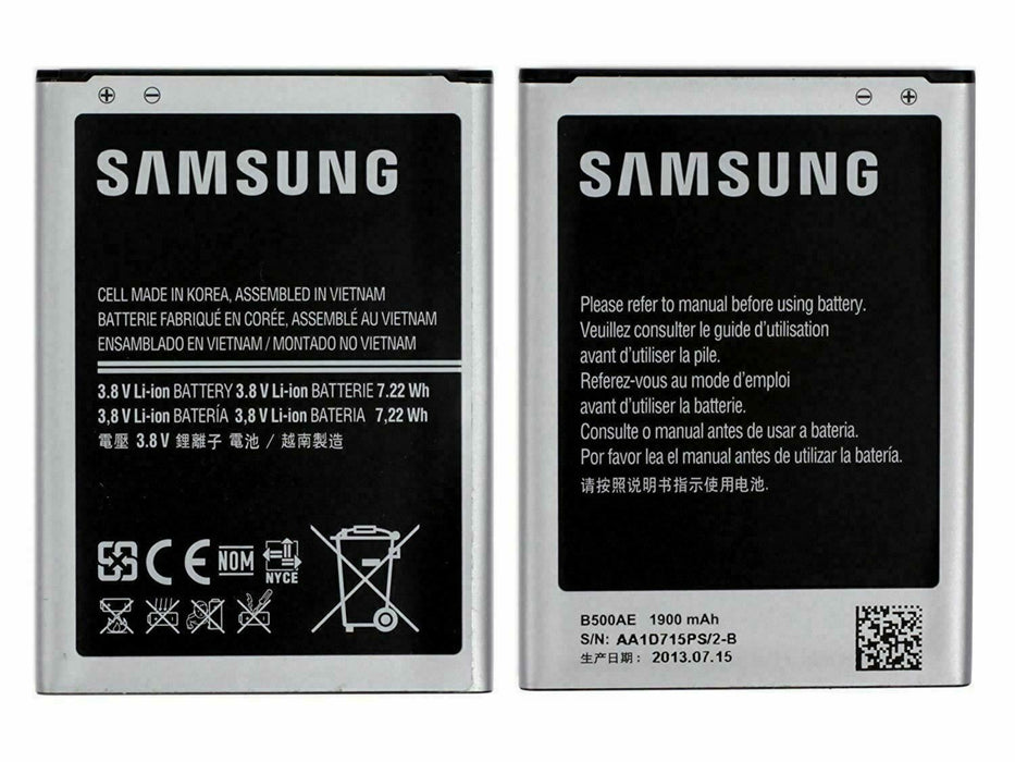 Samsung B500BE B500AE Battery 1900mAh 3.8v For Samsung Galaxy S4 Mini NEW