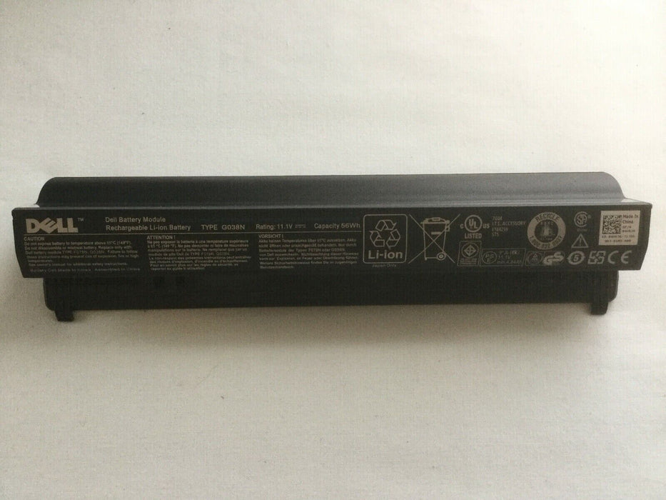 4H636 04H636 Original Genuine Dell 11.1V 56Wh Li-ion Laptop Battery Type G038N