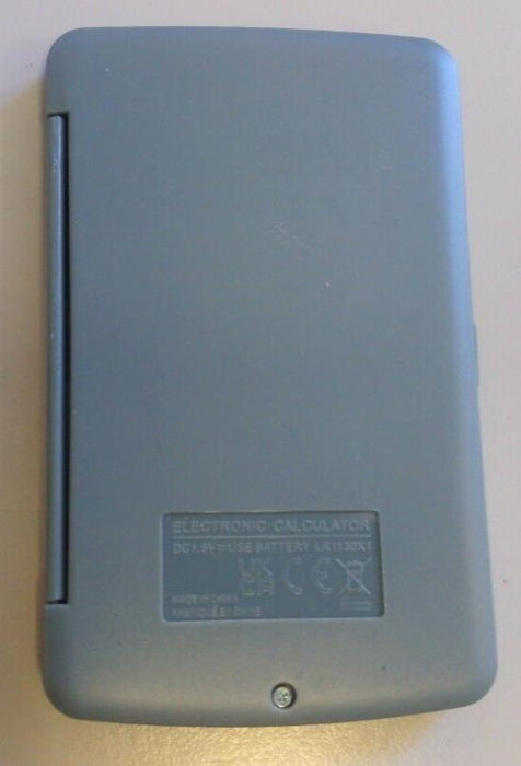 Q-Connect Pocket Calculator Solar and Battery Operated School Office Business