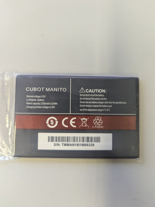 Cubot MANITO Phone Replacement Battery 2350mAh 3.8V (NEW)