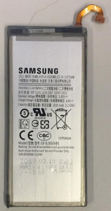 100% Genuine Samsung Galaxy A6 Battery EB-BJ800ABE - 3000mAh