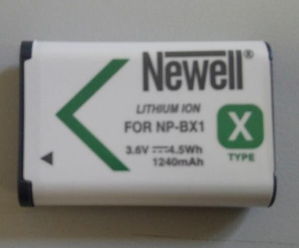 New Newell Sony NP-BX1 Replacement Lithium Battery - 1240mAh