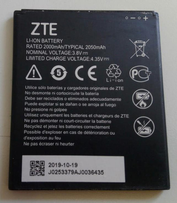 Battery for ZTE Blade Vantage 2 Z3153 Z3153VPP 2000mAh Li-ion Used