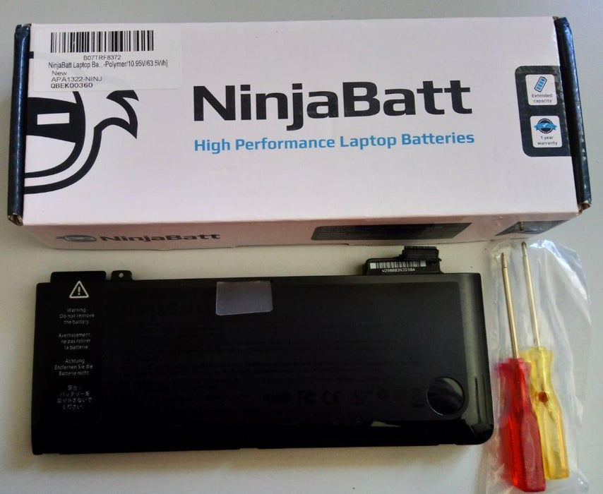 NinjaBatt Battery A1322 Compatible with Apple MacBook Pro 13" (2009)