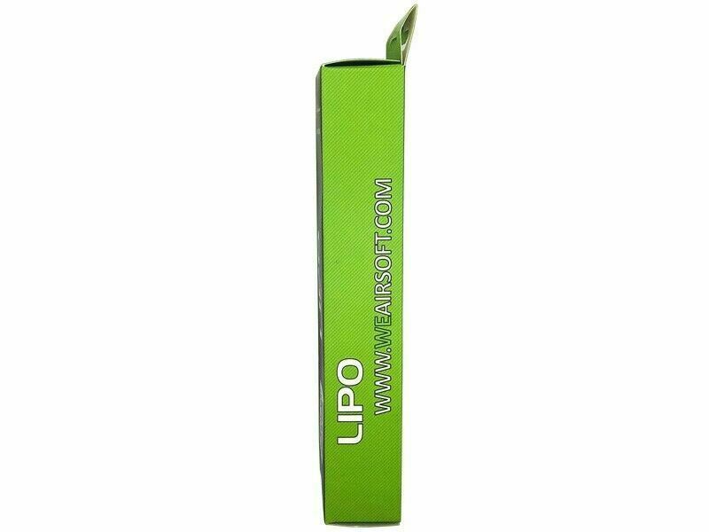 WE Battery 1300mAh Lipo 11.1V 20C Micro Max (PEQ/AN-15) Airsoft Battery