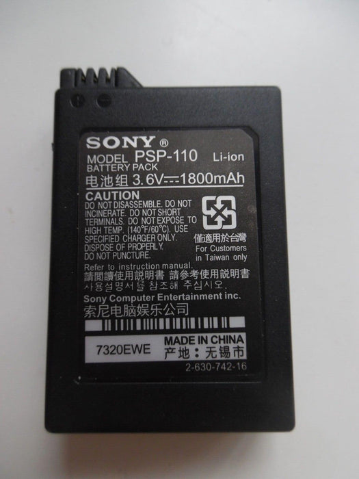 Original Sony Battery for Playstation - 3.6v - 1800 mAh (PSP-110)