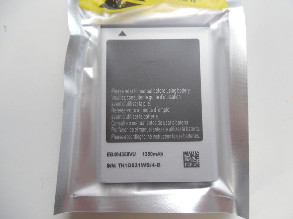 New Battery For Samsung Galaxy Ace GT S5830i S5839i EB 494358VU