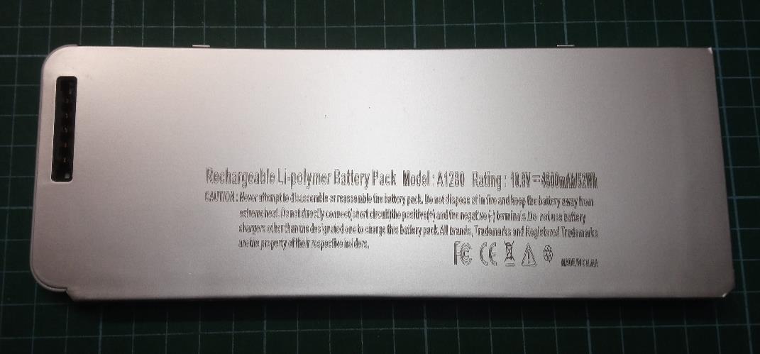 Used A1280 Battery for MacBook 13” (Late 2008) 4800mAh